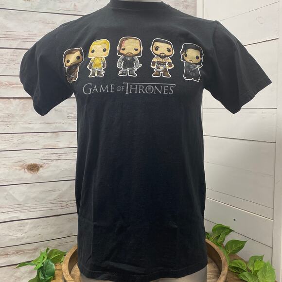 Game of Thrones Funko Pop Cast T-Shirt John Snow HBO Queen of Dragons TV Movie - Picture 2 of 4